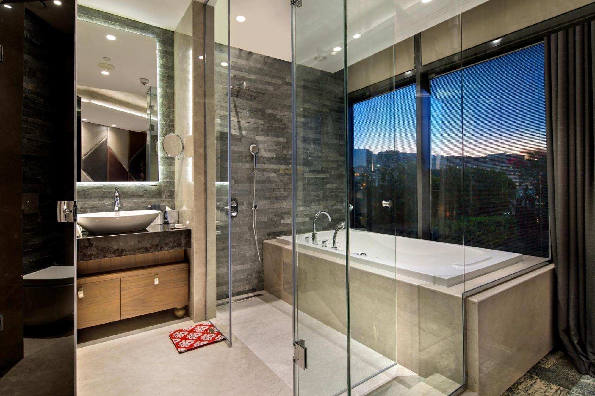 โรงแรมดับเบิล ทรี บาย ฮิลตัน อิสตันบูล ปิยาเลปาซา ภายนอก รูปภาพ Bathroom